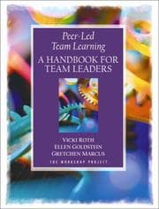Tapa de Peer-led team learning