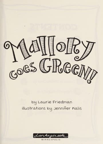 Tapa de Mallory goes green