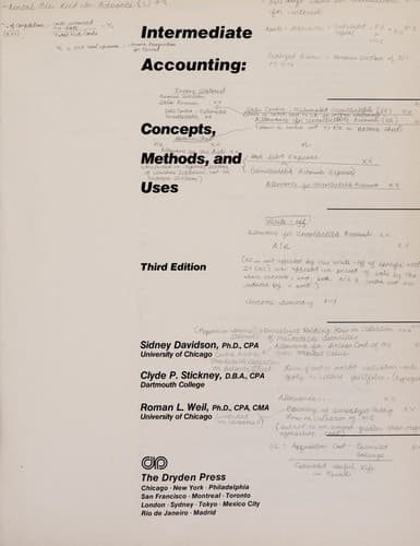 Tapa de Intermediate accounting
