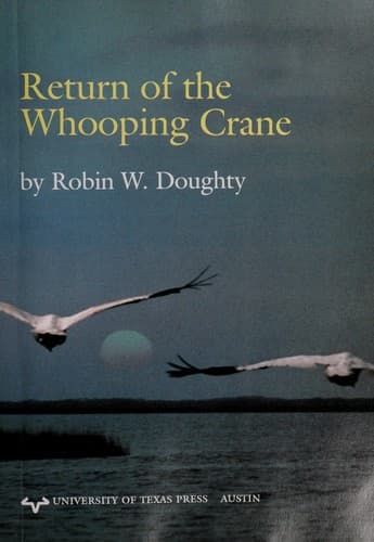Tapa de Return of the whooping crane