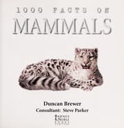 Tapa de 1000 facts on mammals (1000 facts on)