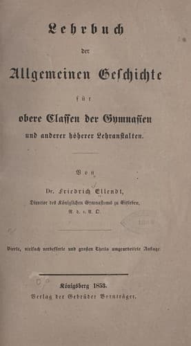 Tapa de Lehrbuch der allgemeinen geschichte