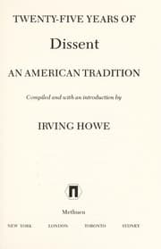 Tapa de Twenty-five years of Dissent