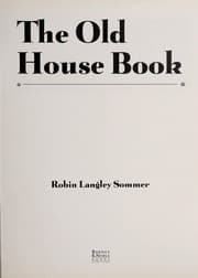 Tapa de The old house book