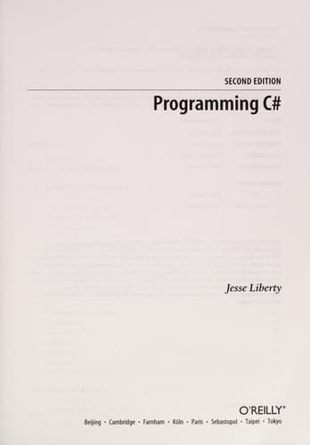 Tapa de Programming C[sharp]