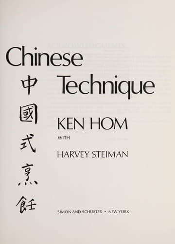 Tapa de Chinese technique