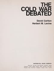 Tapa de The Cold war debated