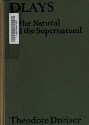 Tapa de Plays of the natural and the supernatural