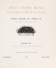 Tapa de Hot Cross Buns and Other Old Street Cries