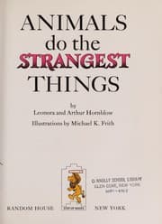 Tapa de ANIMALS DO STRANGST THNG (Step-Up Books)