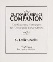 Tapa de The customer service companion