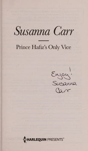 Tapa de Prince Hafiz's only vice