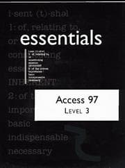 Tapa de Access 97 essentials level III