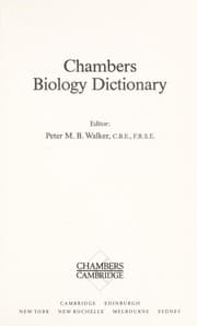 Tapa de Chambers biology dictionary