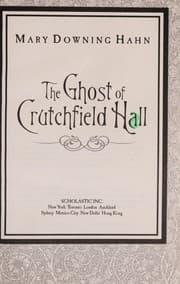 Tapa de The ghost of Crutchfield Hall