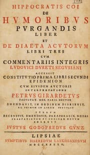 Tapa de De humoribus purgandis liber et de diaeta acutorum libri tres