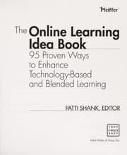 Tapa de The online learning idea book