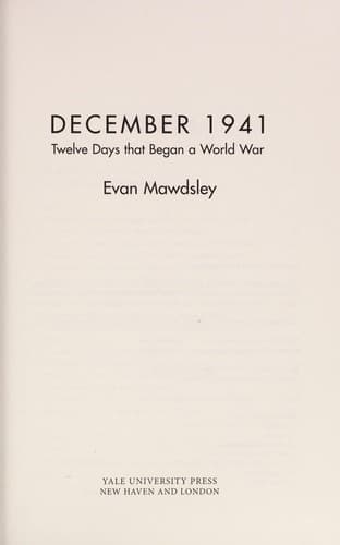 Tapa de December 1941