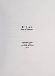 Tapa de Civil law