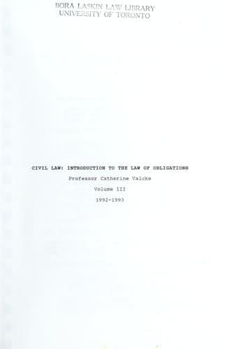 Tapa de Civil law
