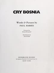Tapa de Cry Bosnia