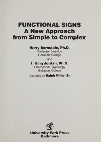Tapa de Functional signs