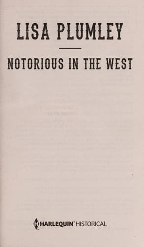 Tapa de Notorious in the West