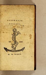 Tapa de Iuuenalis. Persius