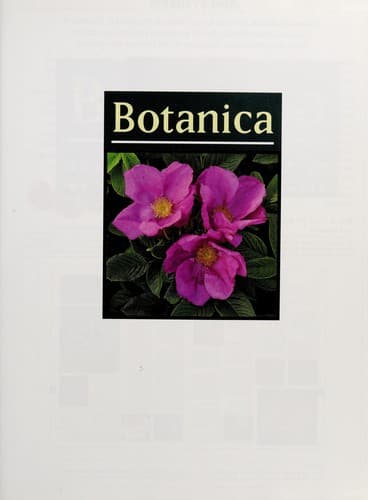 Tapa de Botanica
