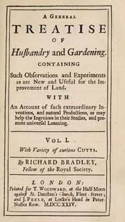 Tapa de A general treatise of husbandry and gardening. Containing such observations and experiments as are new and useful for the improvement of land. With an account of such extraordinary inventions, and natural productions, as may help the ingenious in their studies, and promote universal learning ...