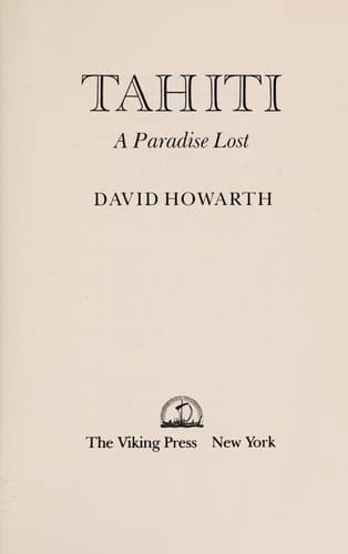 Tapa de Tahiti, a paradise lost