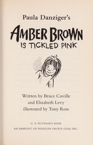 Tapa de Amber Brown is tickled pink