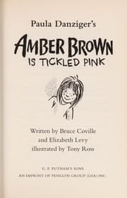 Tapa de Amber Brown is tickled pink