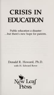 Tapa de Crisis in education