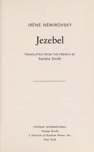 Tapa de Jezebel