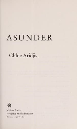 Tapa de Asunder