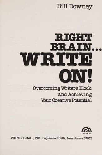 Tapa de Right brain-- write on!