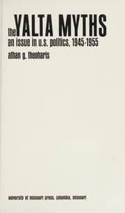 Tapa de The Yalta myths