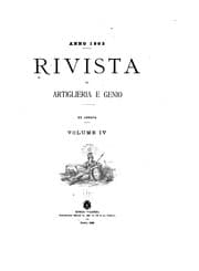 Tapa de Rivista di artiglieria e genio