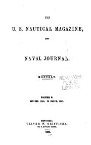Tapa de Monthly Nautical Magazine, and Quarterly Review