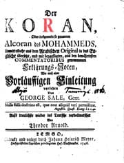 Tapa de Der Koran: Oder insgemein so genannte Alcoran des Mohammeds, Unmittelbahr ...