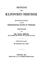 Tapa de Beitraege zur klinischen chirurgie