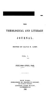 Tapa de The Theological and Literary Journal