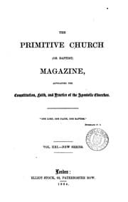 Tapa de The Primitive Church Magazine