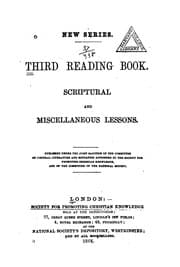 Tapa de Third Reading Book: Scriptural and Miscellaneous Lessons
