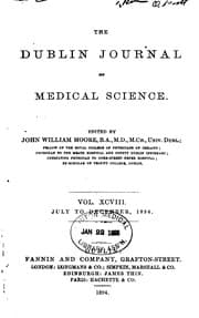 Tapa de The Dublin Journal of Medical Science