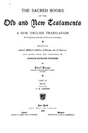 Tapa de The Book of the Prophet Isaiah: A New English Translation, Printed in Colors Exhibiting the ...
