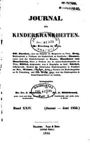 Tapa de Journal für Kinderkrankheiten