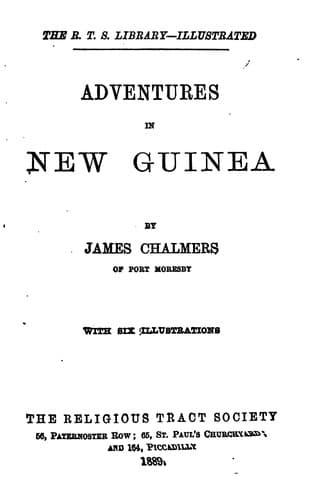 Tapa de Adventures in new guinea