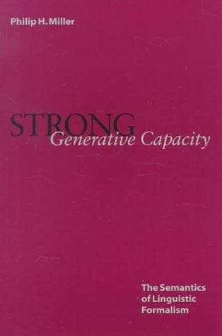 Tapa de Strong Generative Capacity